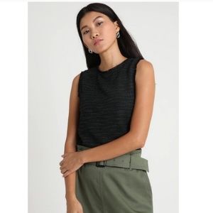 Banana Republic Navy Bouclé Shell